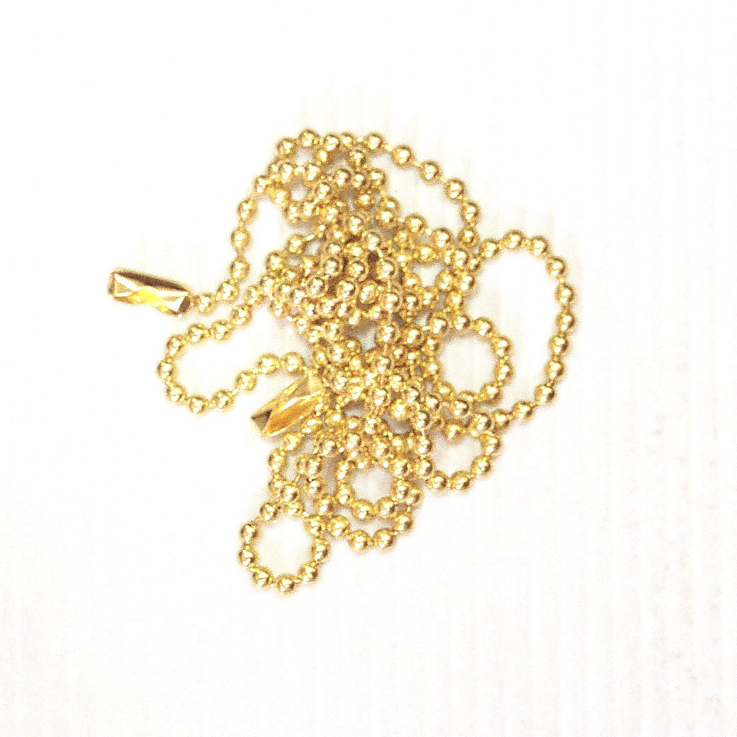 Beaded Chain – Brass